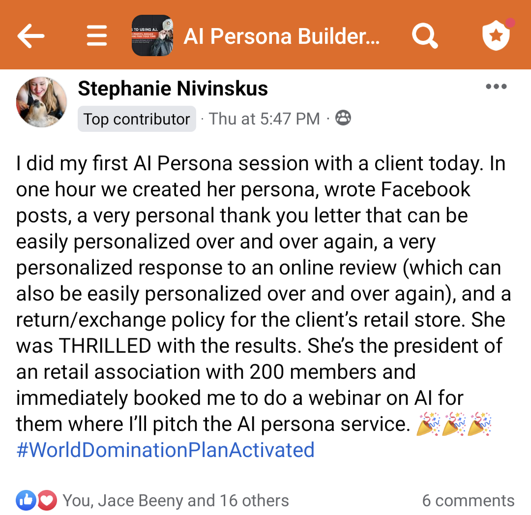 Stephani Nivinskus AI Persona Method