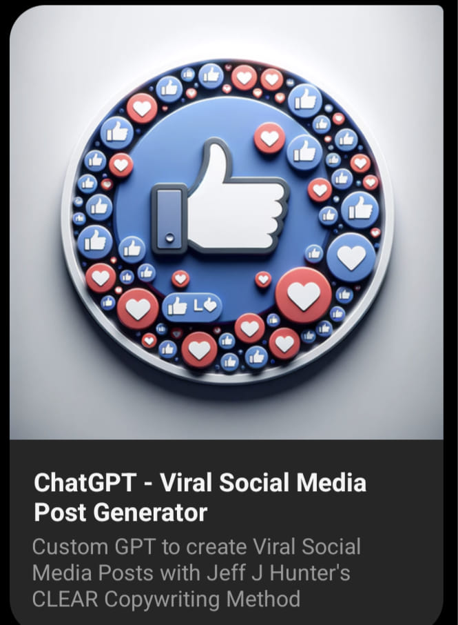 Viral Social Media Post Generator | Custom GPT